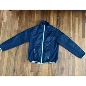 HORZE Equestrian Women's Jacket Blue Zip Pocket Fleece Size XL